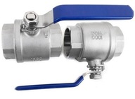 ZAWÓR KULOWY 1 1/2" nakrętny woda