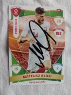 Karta panini autograf Polska Mateusz Klich PZPN