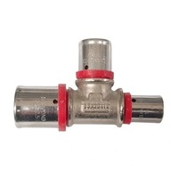 PEX TRÓJNIK REDUKCYJNY 25x20x16 ZACISKANY ALUPEX ZAPRASOWYWANY