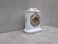 Ladny ciekawy chodzik w porcelanowej podstawie Junghans -okolo 1930 r