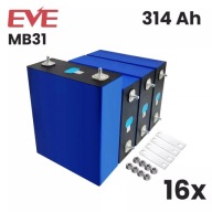 Ogniwo LiFePO4 EVE MB31 314AH Grade A +8000cykli komplet 16szt Magazyn en