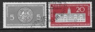 Znaczki Pocztowe Niemcy DDR Kasowane 647-48.. 1958 r