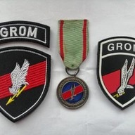 Medal odznaka i naszywki GROM