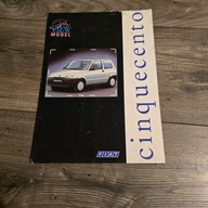 Fiat Cinquecento Pre View Model 1993 j.angielski