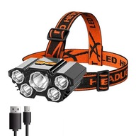 Super jasny 5 LED silny reflektor wbudowany