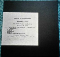 Maria Callas - Complete Dallas Rehearsal - Live Dallas 20.11.1957 2LP Box