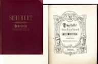 Schubert 1900 Quartette VIOLONCELLO NUTY