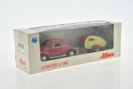 VOLKSWAGEN Kafer z przyczepką 1/43 schuco