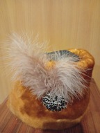 Czapka szlachecka ze sztucznym futrem