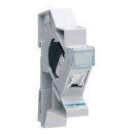 HAGER TN001S PATCH Złącze modułowe RJ45 kat. 5e FTP wraz ze wspornikiem