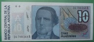 ARGENTYNA - 10 australes 1985 / UNC