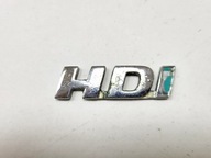 ZNACZEK EMBLEMAT NAPIS CITROEN PEUGEOT 206 306 307 406 407 607 EXPERT HDI