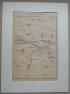 GŁOGÓW GLOGAU (Glogau et ses environs) Dolny Śl. Plan miasta i okolic 1885