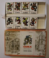 ZAPAŁKI - CUBA - KUBA - ZESTAW 8 PUDEŁECZEK ZAPAŁEK w ETUI - PUDEŁKU