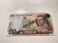 Irlandia Północna - 10 funtów - specimen - aUNC