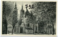 Wrocław Breslau Dom Ruckansicht ok. 1937 - c