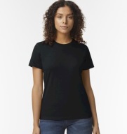 Koszulka Damska Czarna T-shirt Gildan Premium Cotton r. XXL