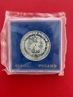 40-LECIE ONZ 500 zł 1985 - oryginalna folia z 1985r