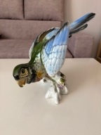 Porcelanowa papuga wielobarwna