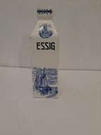 ANTYK BUTELKA NA OCET CERAMICZNA CHODZIEŻ SYGNOWANA Z 1922r. ORYGINALNA