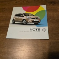 Nissan Note 2009 j.Polski prospekt folder