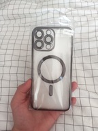 PLECKI ETUI DO IPHONE 16 PRO MAX CZARNE WZMOCNIENE PRZEŻROCZYSTE MAGSAFE