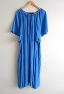 ZIZZI letnia niebieska sukienka midi wiskoza 46/48