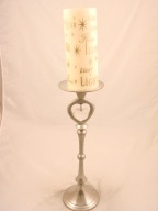 OZDOBNY ŚWIECZNIK NA ŚWIECĘ- 52 CM
