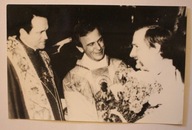 Ksiądz Jerzy Popiełuszko i Lech Wałęsa - CIEKAWE ZDJĘCIE, RZADKOŚĆ