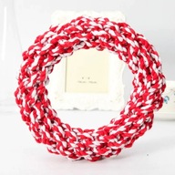 Zabawka dla psa gryzak mocny sznur kółko opona ringo do aportowania 15cm