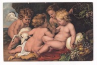 RUBENS Jezus i Anioły ok.1910r. wydanie STENGEL L922