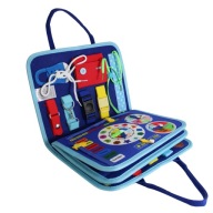 Aptel sensoryczna tablica manipulacyjna książeczka miękka edukacyjna