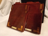 6 podwójnych drewnianych kaset formatu 9*12 cm z WIEDNIA .