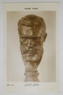 RODIN RZEŹBA GŁOWA PORTRET GUSTAVE JEFFROY
