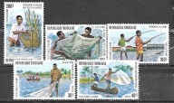 TOGO - wędkarstwo w lagunie 1974 ** Mi 1040-4 (1893)