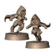 Halfling Thief Rogue Niziołek Złodziejka B Pinup RPG Druk 3D NSFW