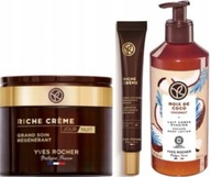 Yves Rocher 1 x Riche Creme Dzień /Noc 75ml + Oczy + Mleczko Kokosowe