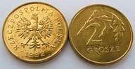 1992 r 2 gr grosze MW * MENNICZE