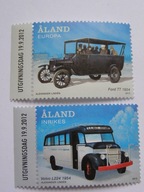 Wyspy Alandzkie - zabytkowe autobusy - Mi. 365-66 **
