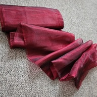 Organtyna w kolorze bordo, szer.150cm, 7x@