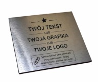 Tabliczki grawerowane laserowo na laminacie - dowolny tekst i grafika