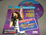 HANNAH MONTANA i MILEY CYRUS Koncert w trasie Cyrus -DVD jak nowe bez ryski