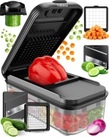 ROZDRABNIACZ DO WARZYW SIEKACZ SZATKOWNICA 2W1 Z POJEMNIKIEM