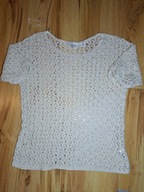 Śliczna bluzka ażurowa H&M r M