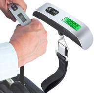 WAGA BAGAŻOWA LCD CYFROWA TURYSTYCZNA LOTNICZA WĘDKARSKA 50KG PODŚWIETLANA