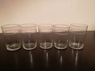 Szklanki vintage zestaw 5 sztuk PRL