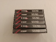 MC / Kaseta magnetofonowa BASF SOUND 90 / IEC I / 6 sztuk