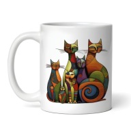 Kubek z kotami, kot 330ml