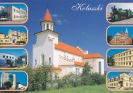 KOLUSZKI - KOŚCIÓŁ - URZĄD MIASTA - UL. 11 LISTOPADA - BANK - SZKOŁA