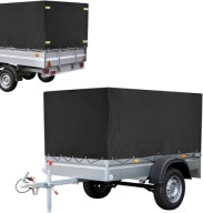 PLANDEKA NA PRZYCZEPE WYSOKA WODOODPORNA OKRYCIE OCHRONNE 210x114 OCZKA